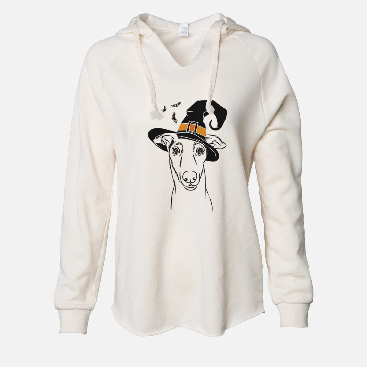 Witch Diva the Greyhound - Cali Wave Hooded Sweatshirt