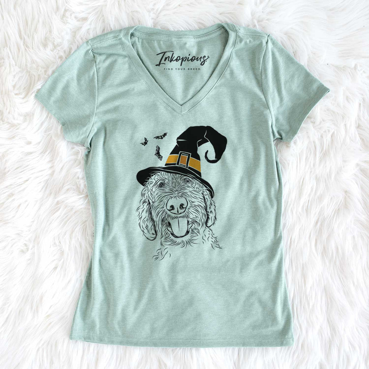 Witch Dixie the Doodle - Women's V-neck Shirt