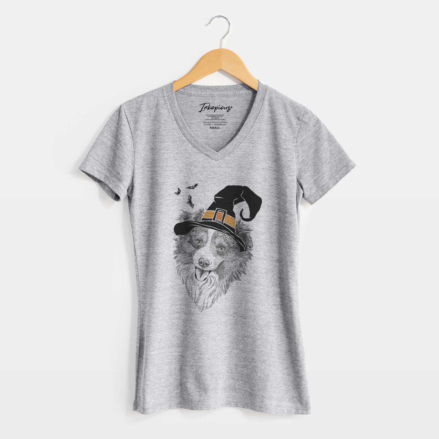 Witch Doc the Mini Aussie - Women's V-neck Shirt