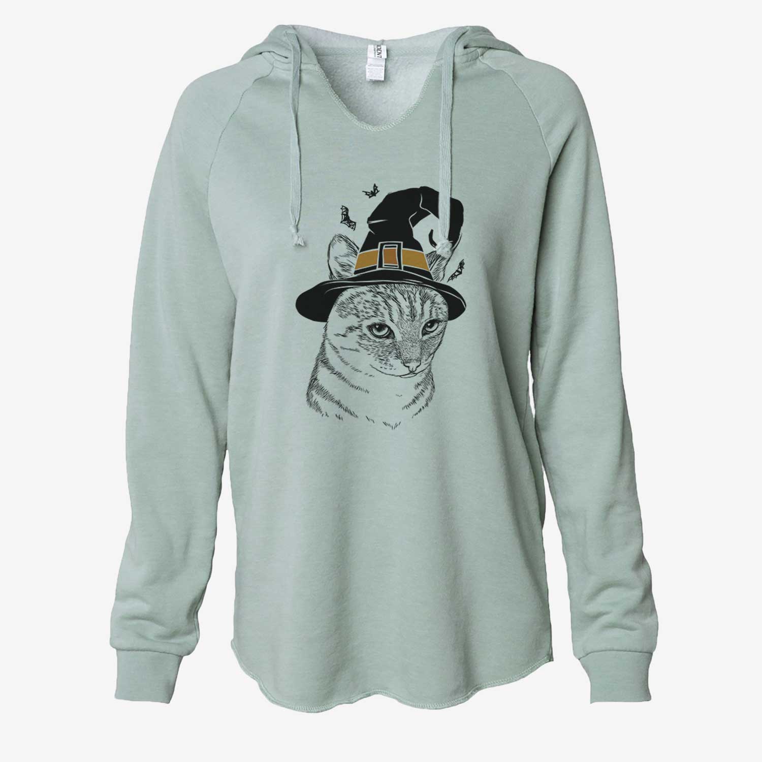 Witch Dora the Tabby Cat - Cali Wave Hooded Sweatshirt