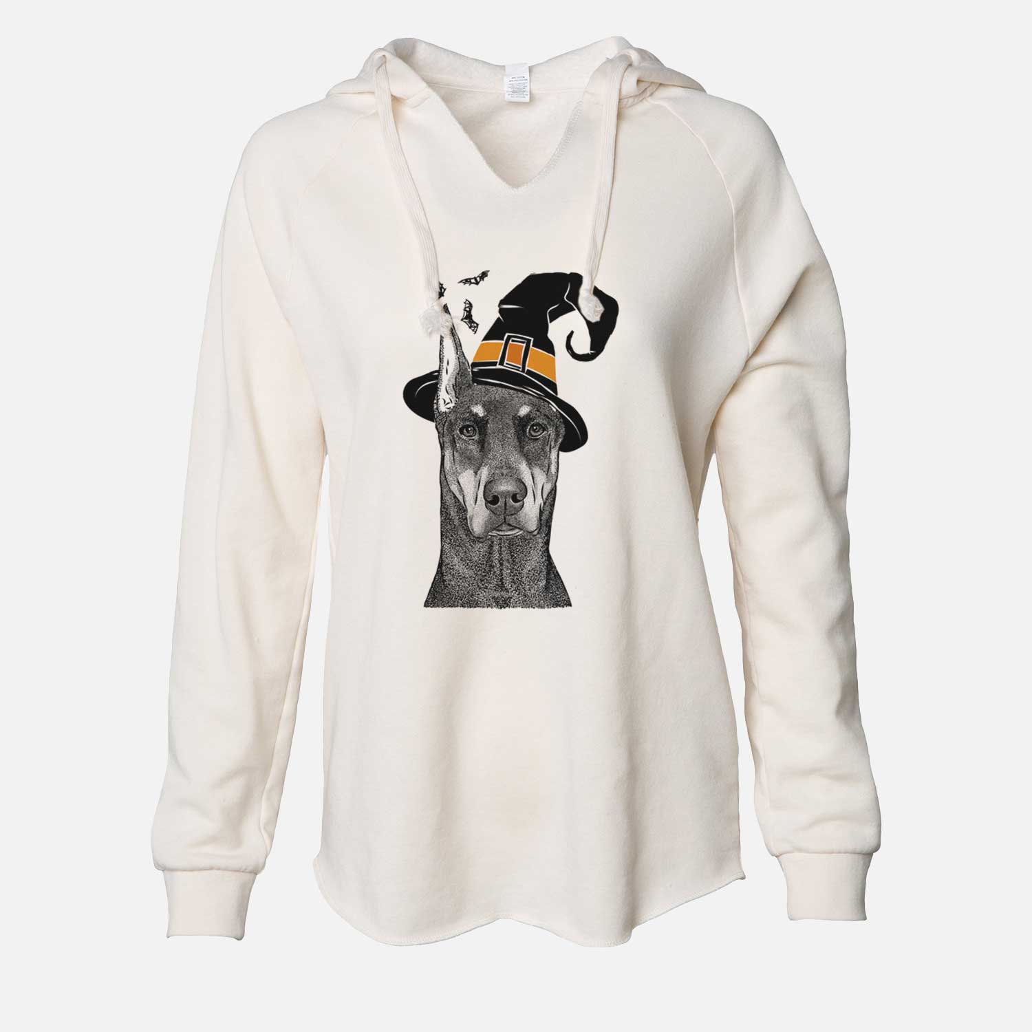 Witch Drake the Doberman Pinscher - Cali Wave Hooded Sweatshirt