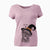 Witch Dudley Danger the Pug - Women's V-neck Shirt