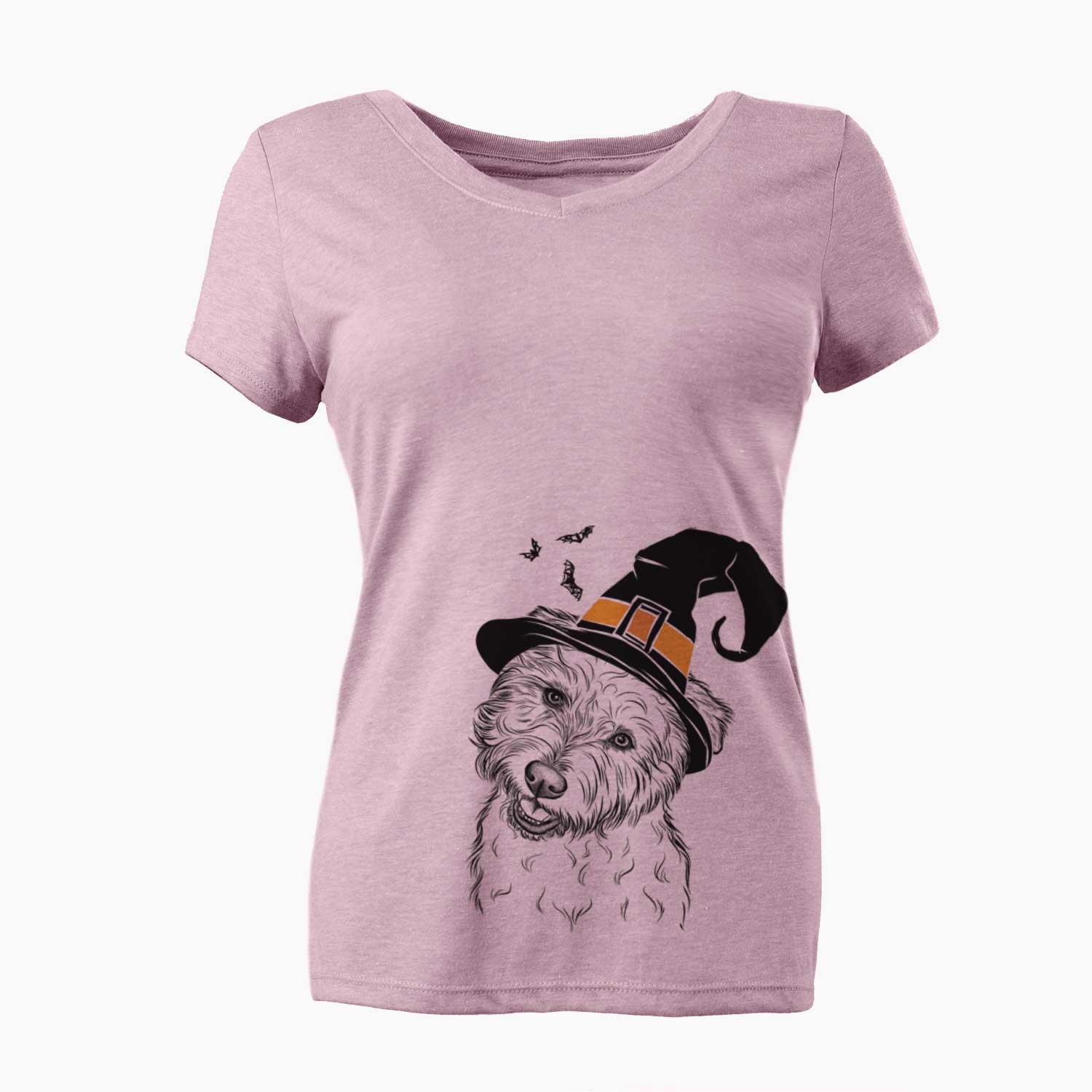 Witch Duffy the Glen of Imaal Terrier - Women's V-neck Shirt