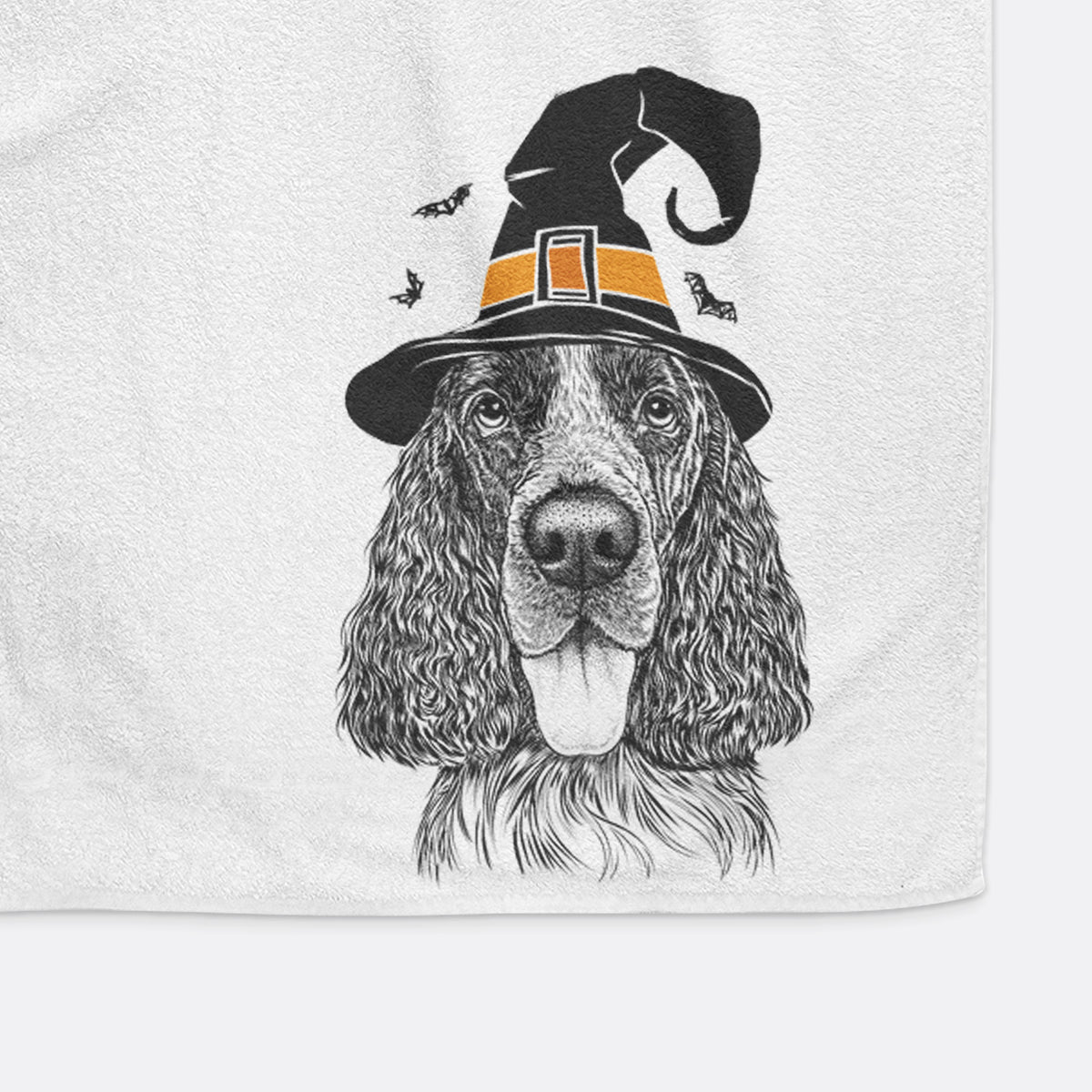 Duke the English Springer Spaniel Decorative Hand Towel