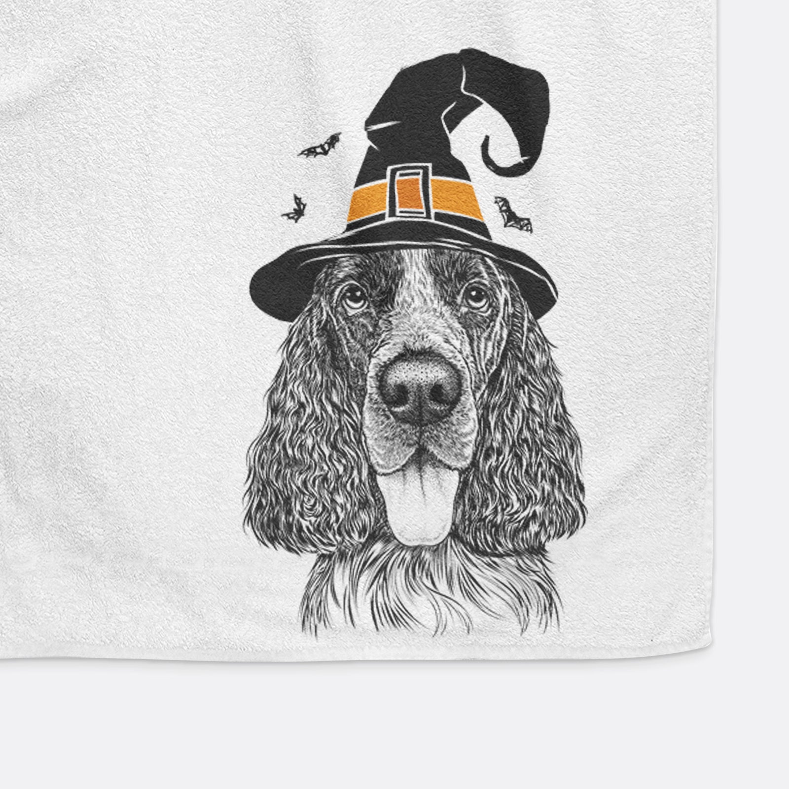 Duke the English Springer Spaniel Decorative Hand Towel