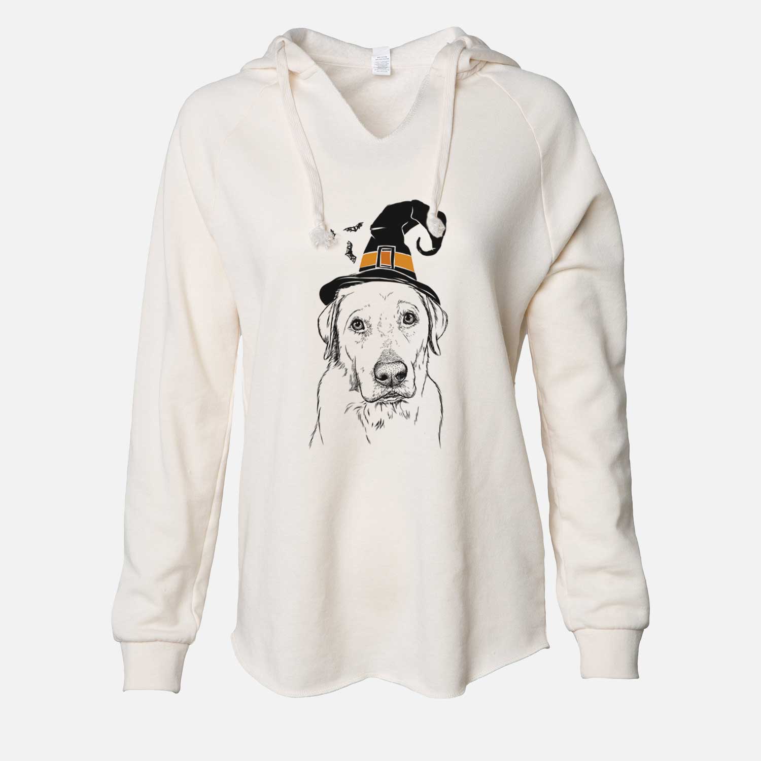 Witch Duke the Yellow Lab - Cali Wave Hooded Sweatshirt