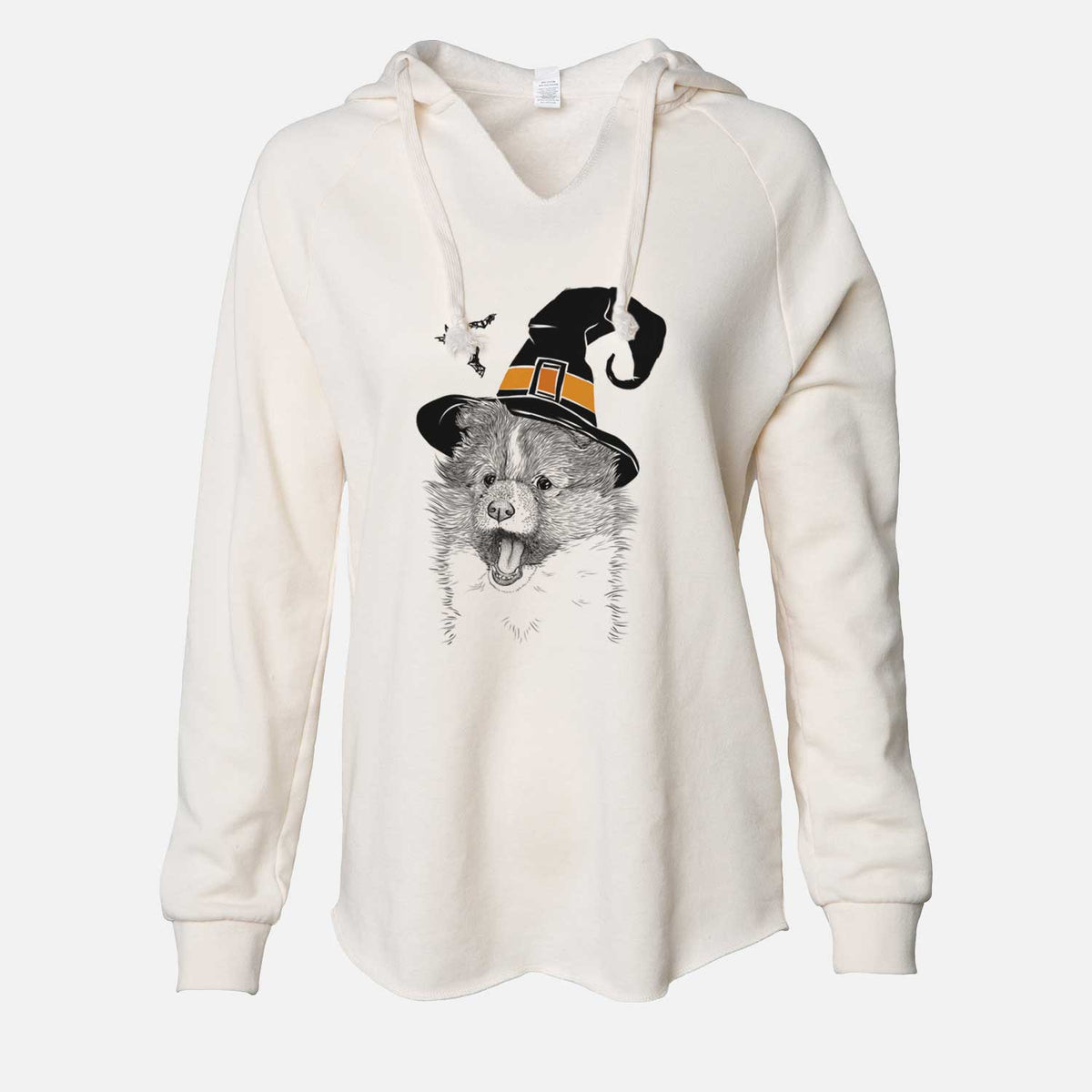 Witch Dylan the Shetland Sheepdog - Cali Wave Hooded Sweatshirt