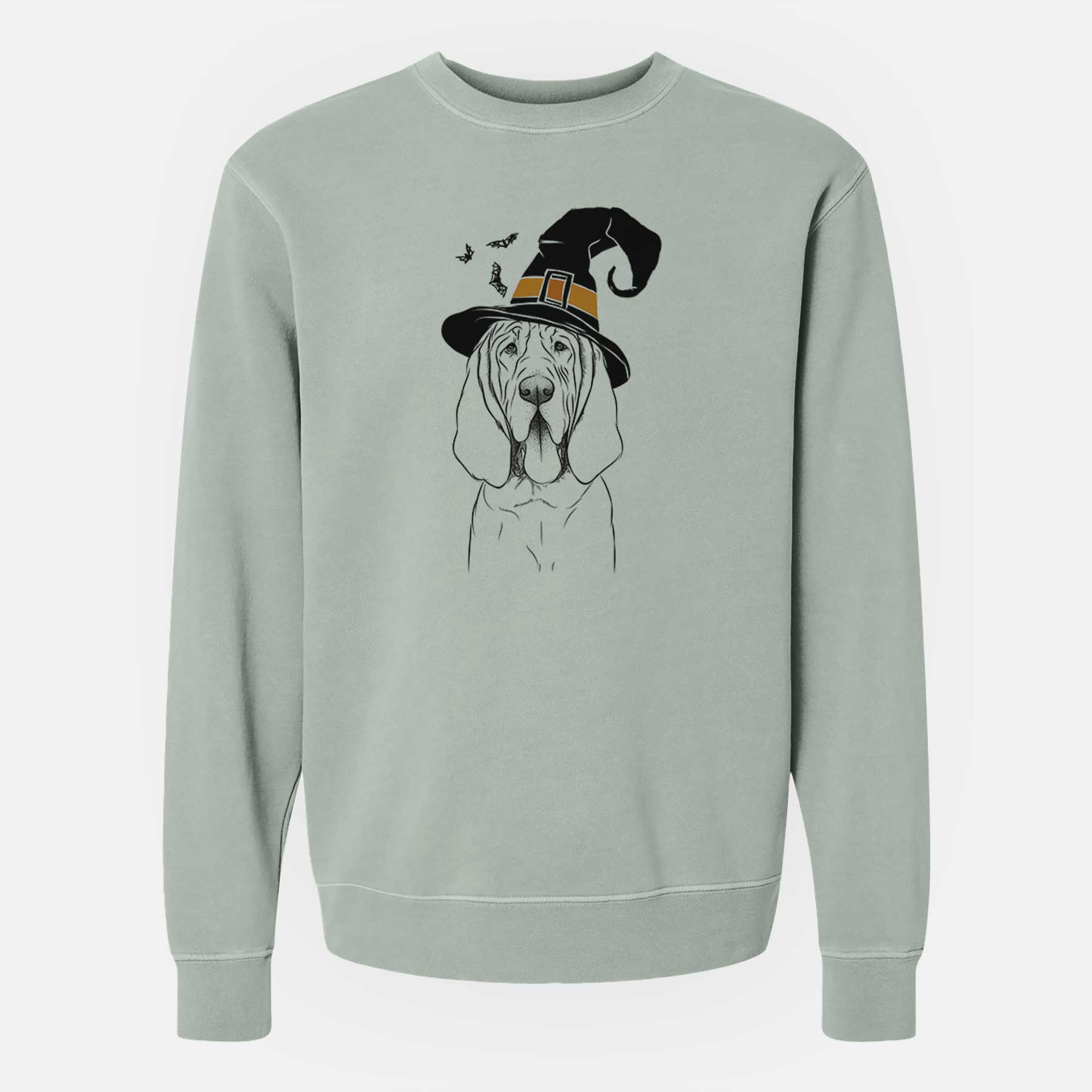 Witch Earl the Bloodhound - Unisex Pigment Dyed Crew Sweatshirt