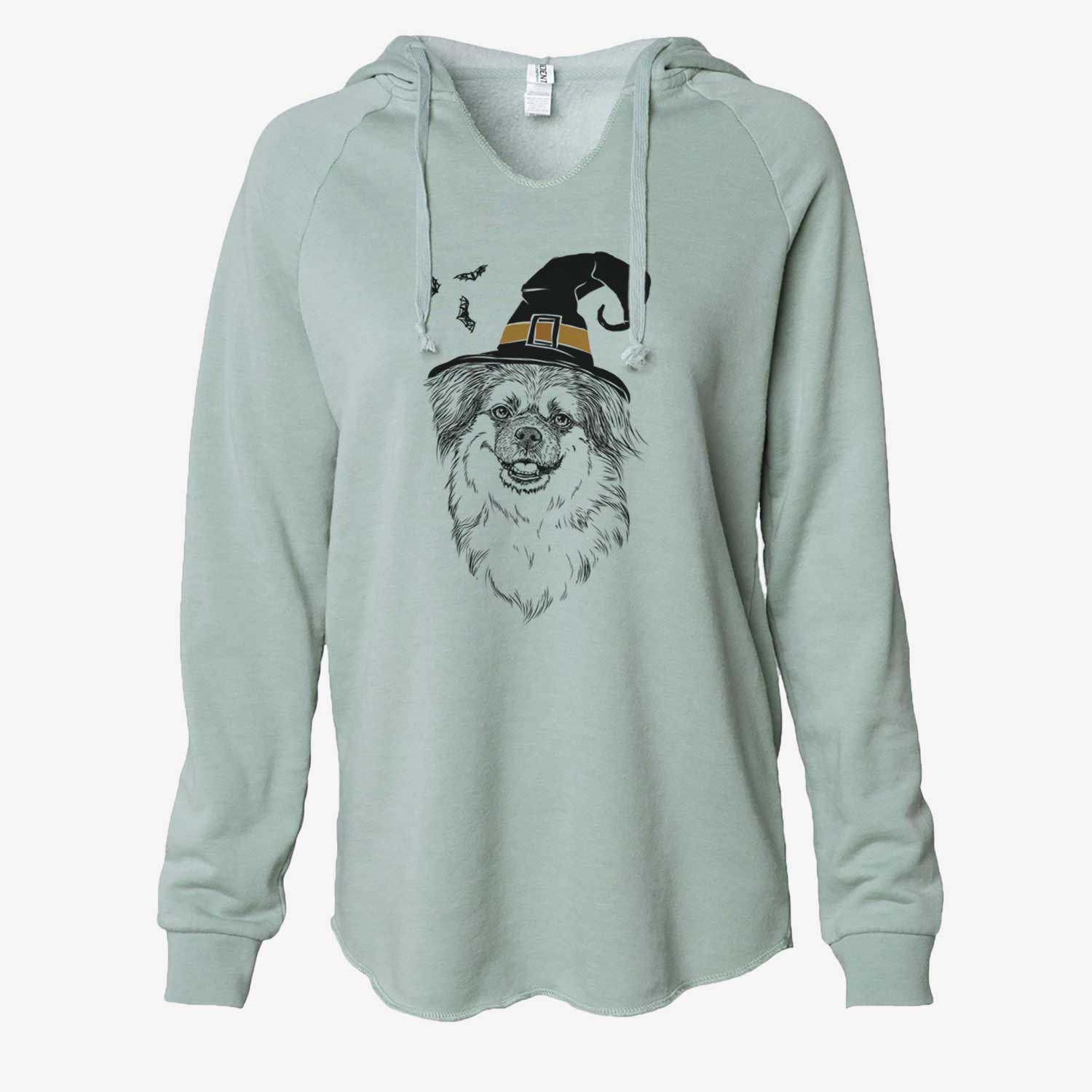 Witch Ed the Tibetan Spaniel - Cali Wave Hooded Sweatshirt