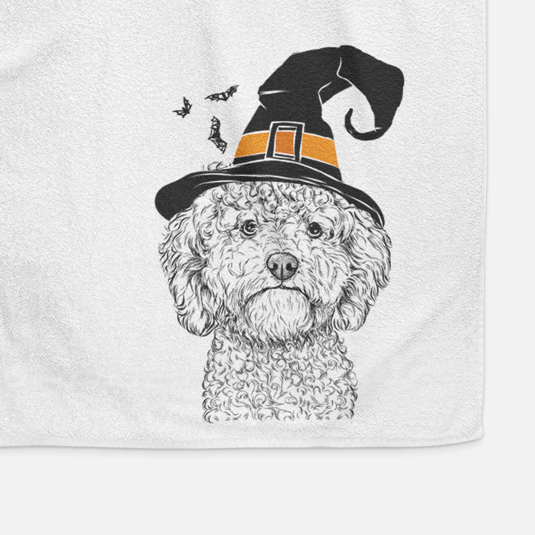 Edgar the Shihpoo Decorative Hand Towel