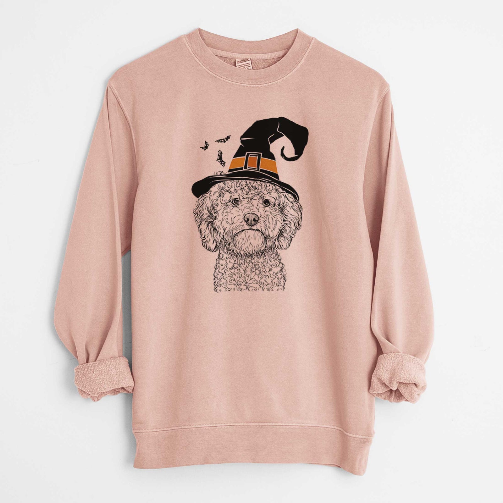 Witch Edgar the Shihpoo - Unisex Pigment Dyed Crew Sweatshirt