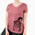 Witch Eiger the Bernese Mountain Dog - Women's V-neck Shirt