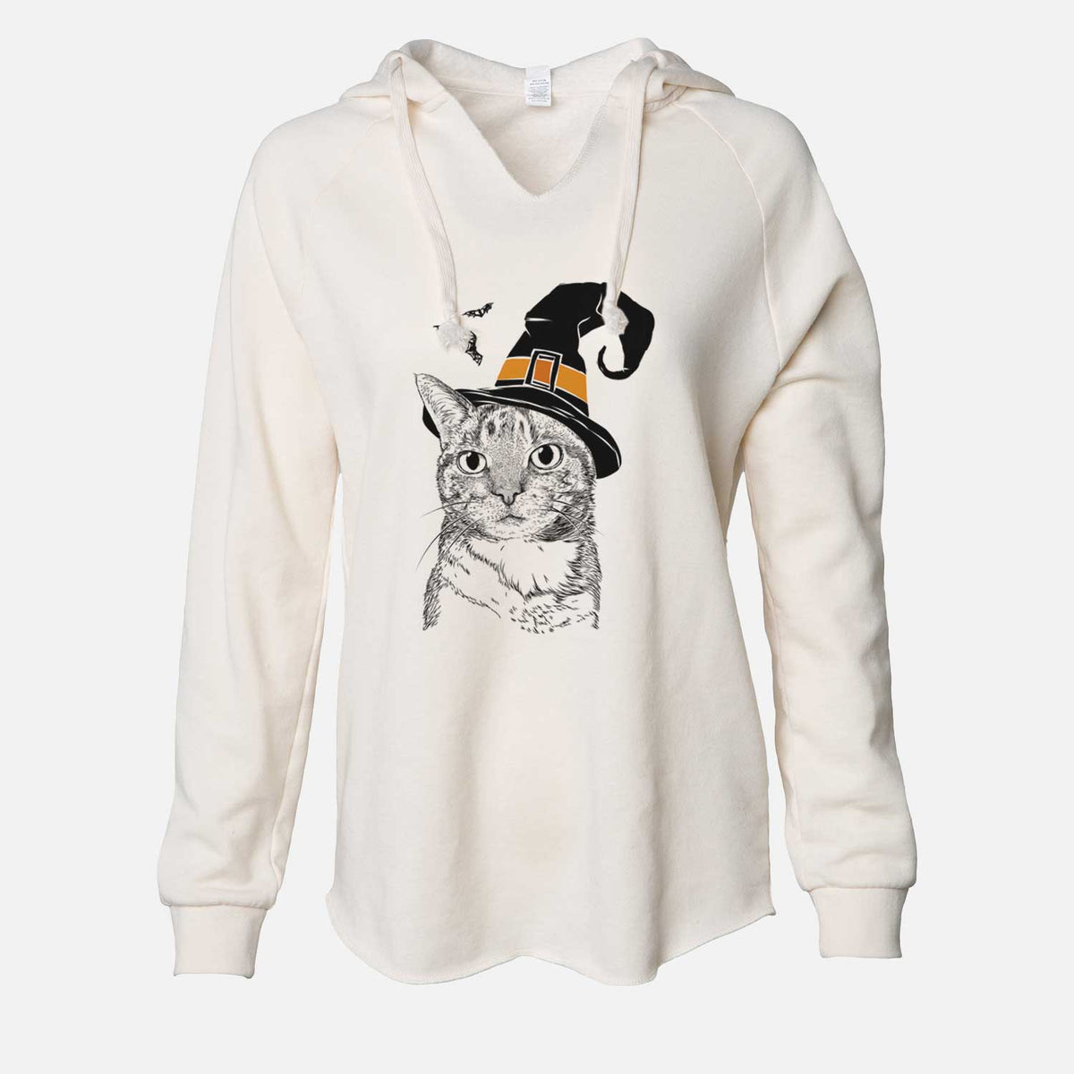 Witch Eleanor the Domestic Shorthair Cat - Cali Wave Hooded Sweatshirt