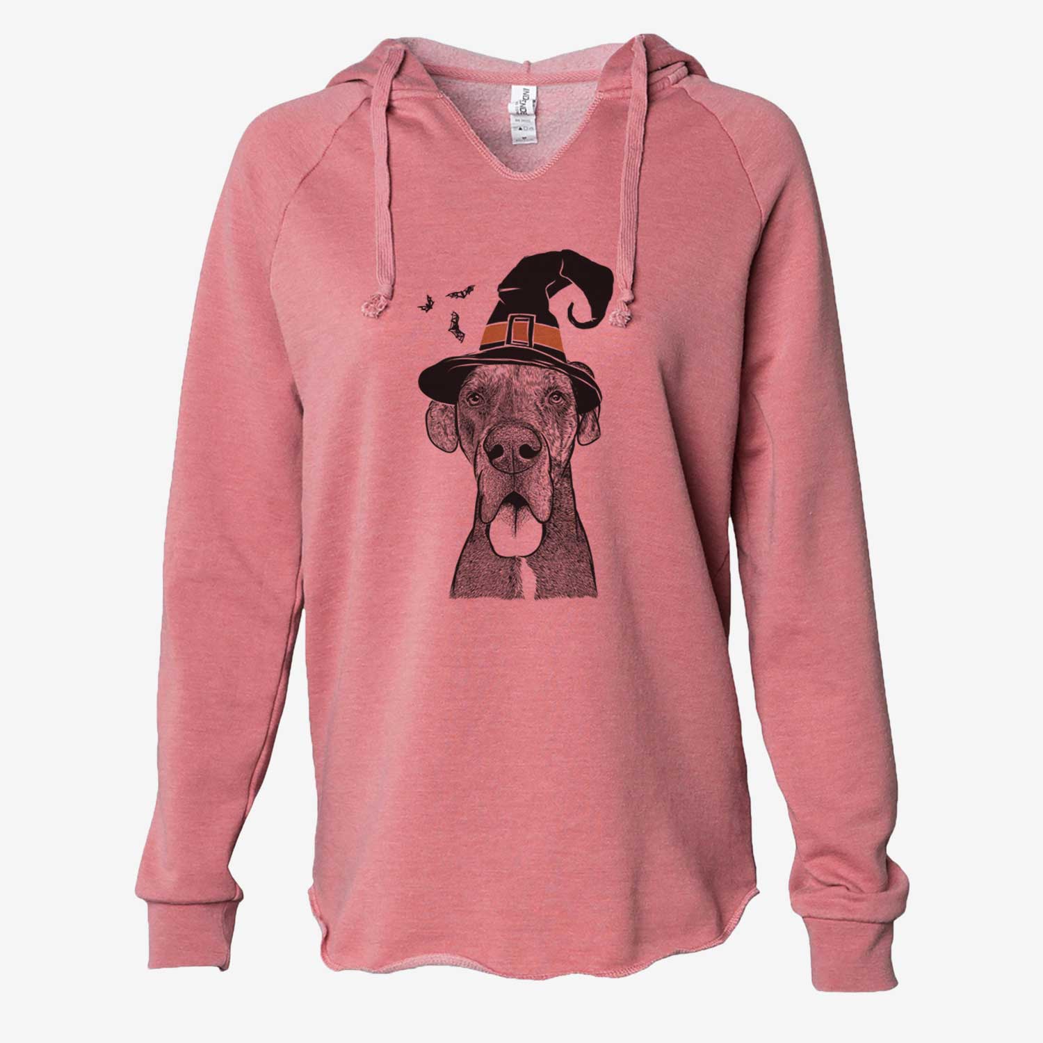 Witch Eli the Great Dane - Cali Wave Hooded Sweatshirt