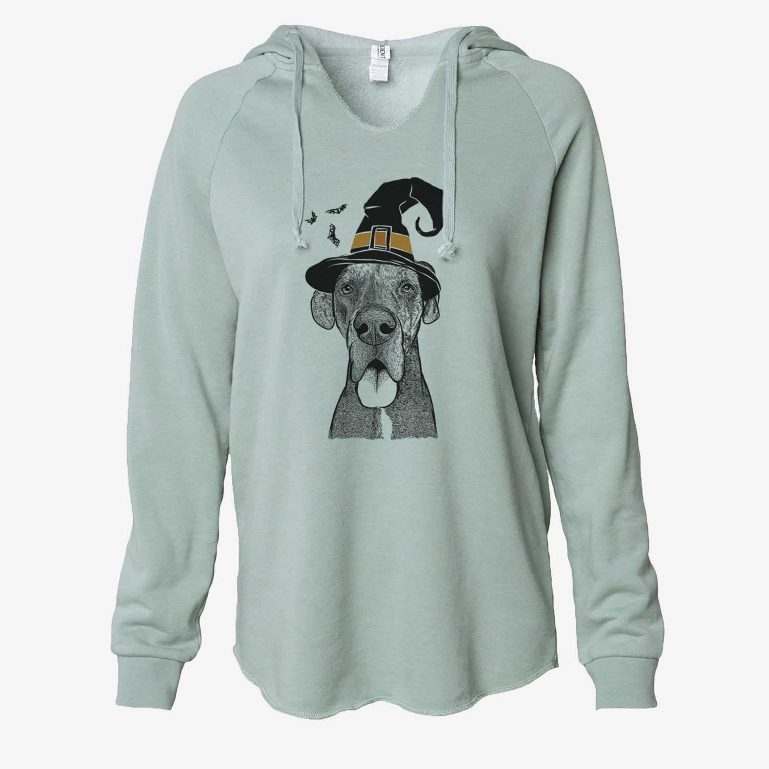 Witch Eli the Great Dane - Cali Wave Hooded Sweatshirt