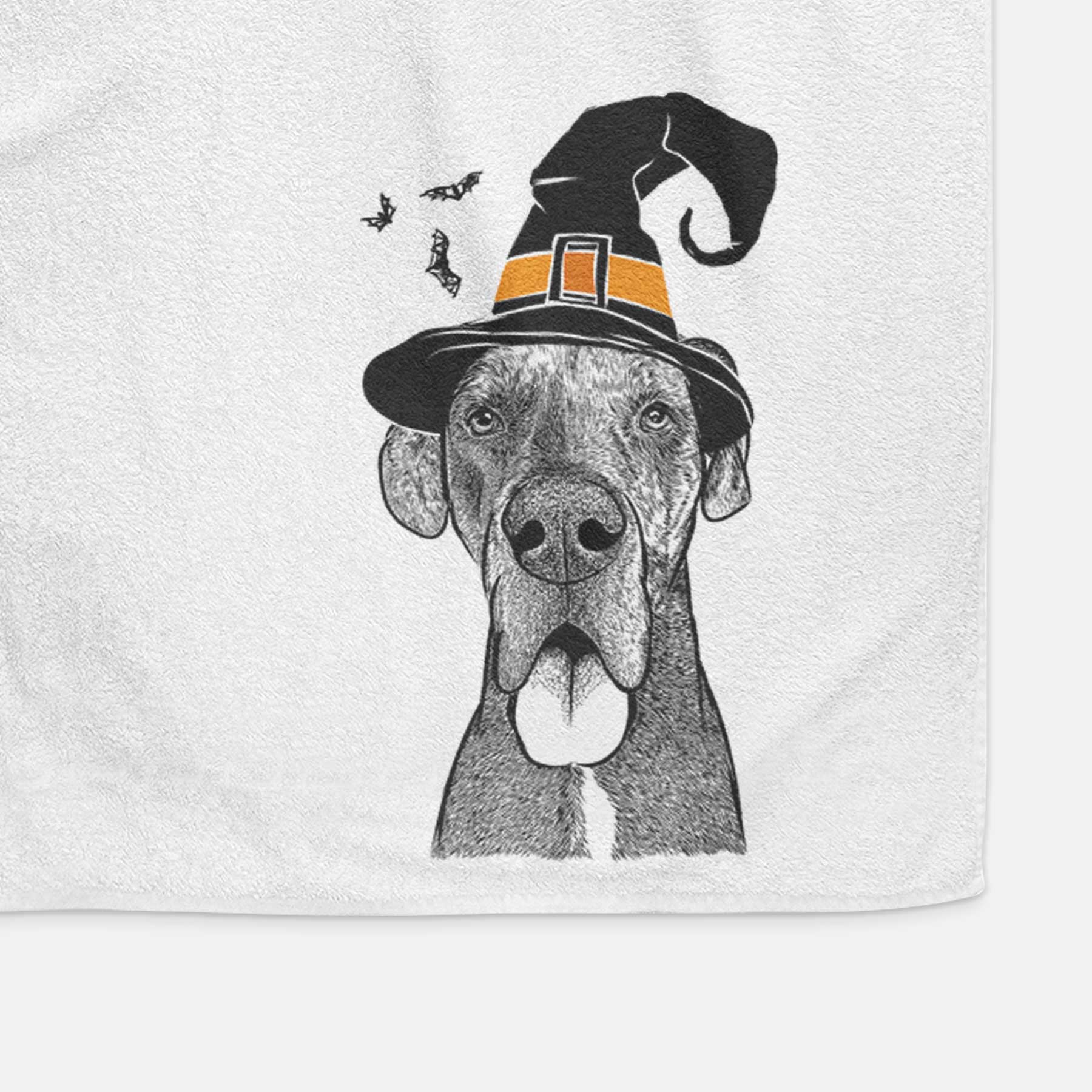 Eli the Great Dane Decorative Hand Towel