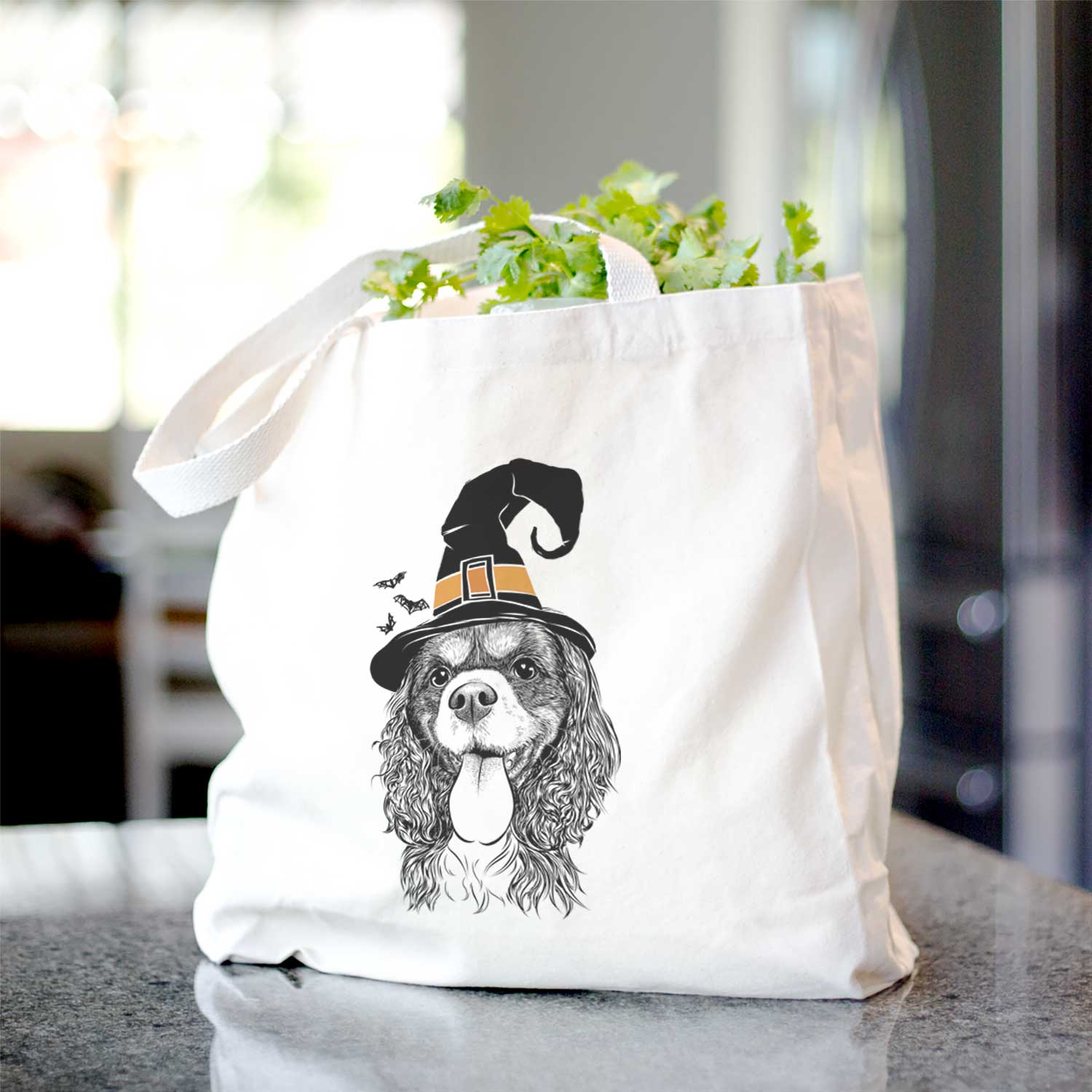 Elizabeth the Cavalier King Charles Spaniel - Tote Bag