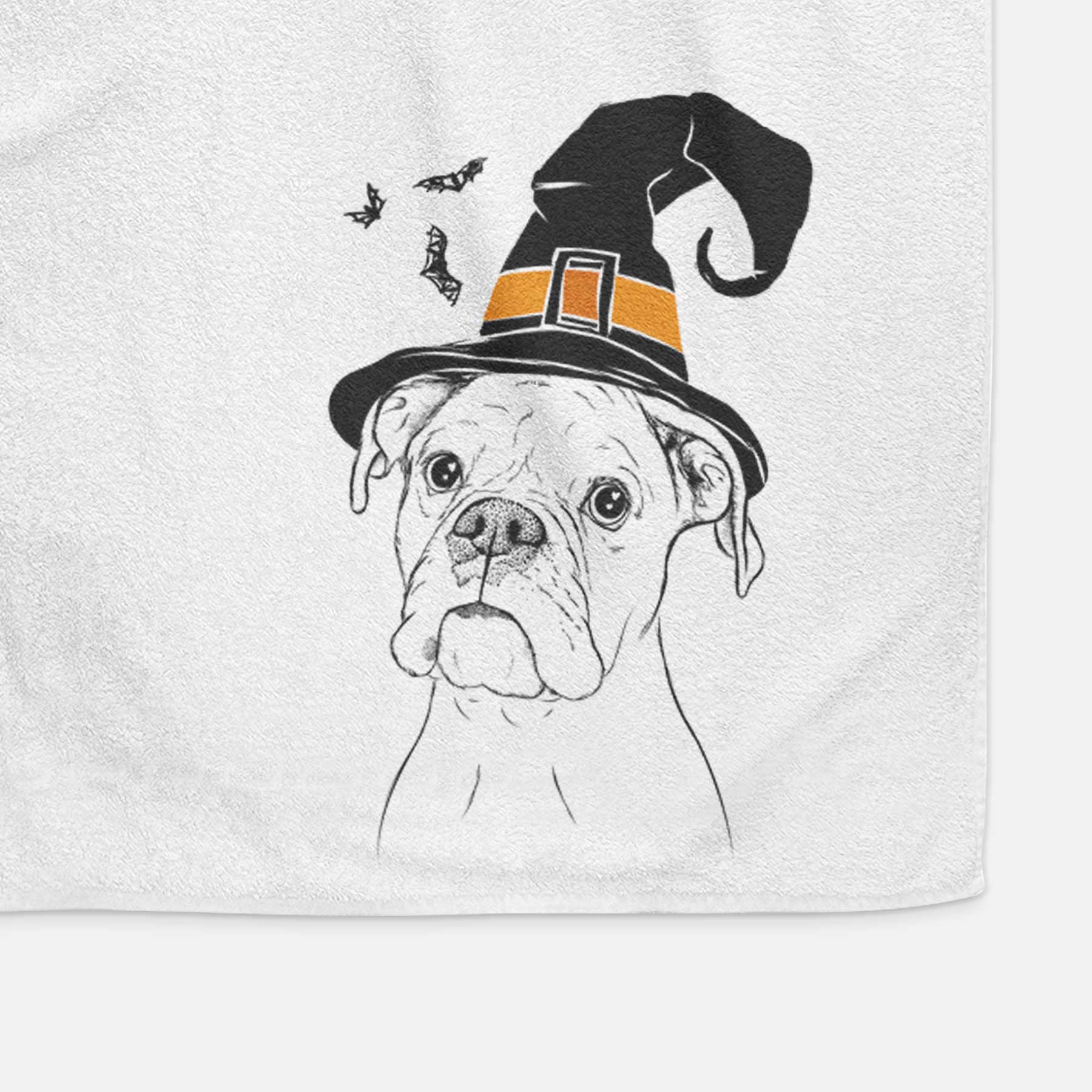 Ellie the Boxer Decorative Hand Towel