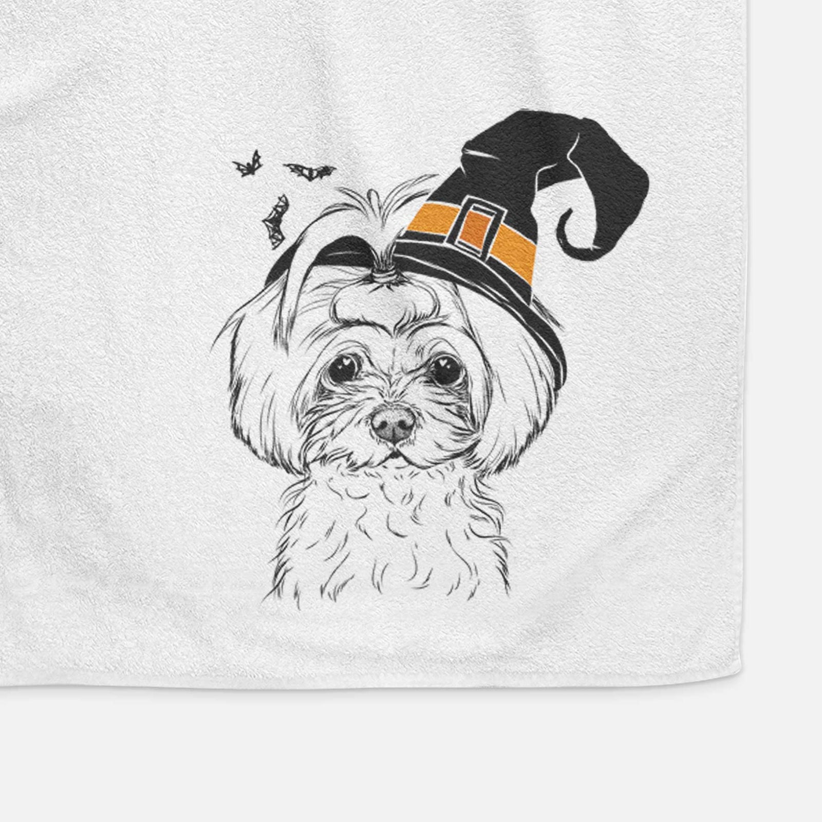 Ellie the Maltese Decorative Hand Towel