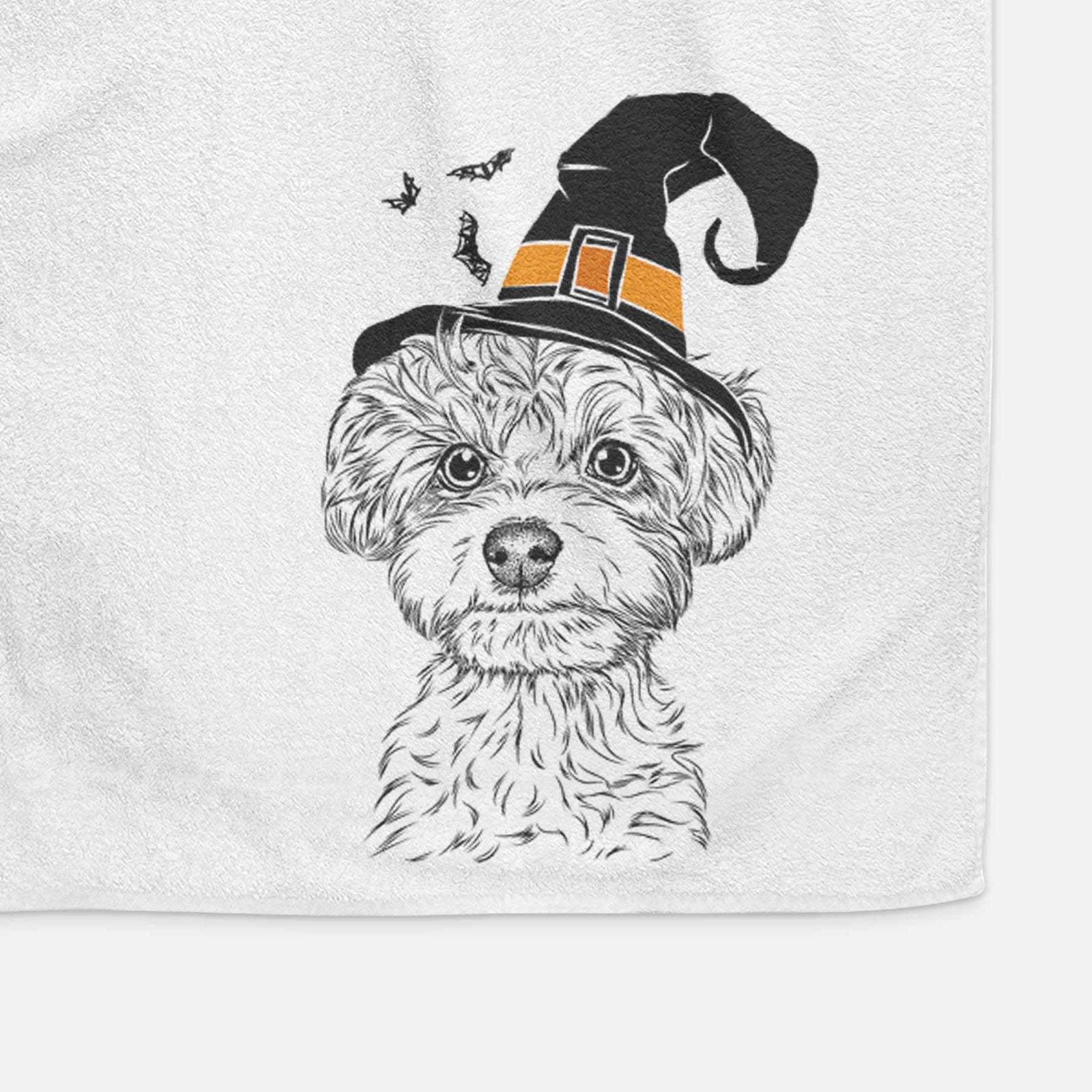 Elliott the Yorkiepoo Decorative Hand Towel