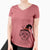 Witch Elliott the Yorkiepoo - Women's V-neck Shirt