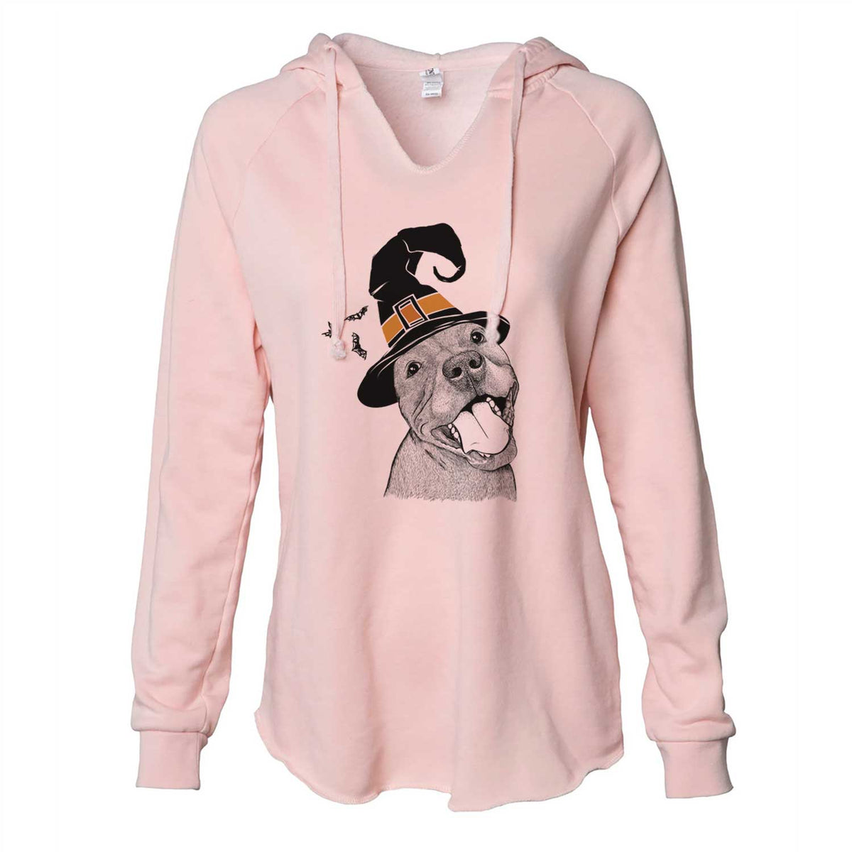 Witch Eloise the Pitbull Mix - Cali Wave Hooded Sweatshirt