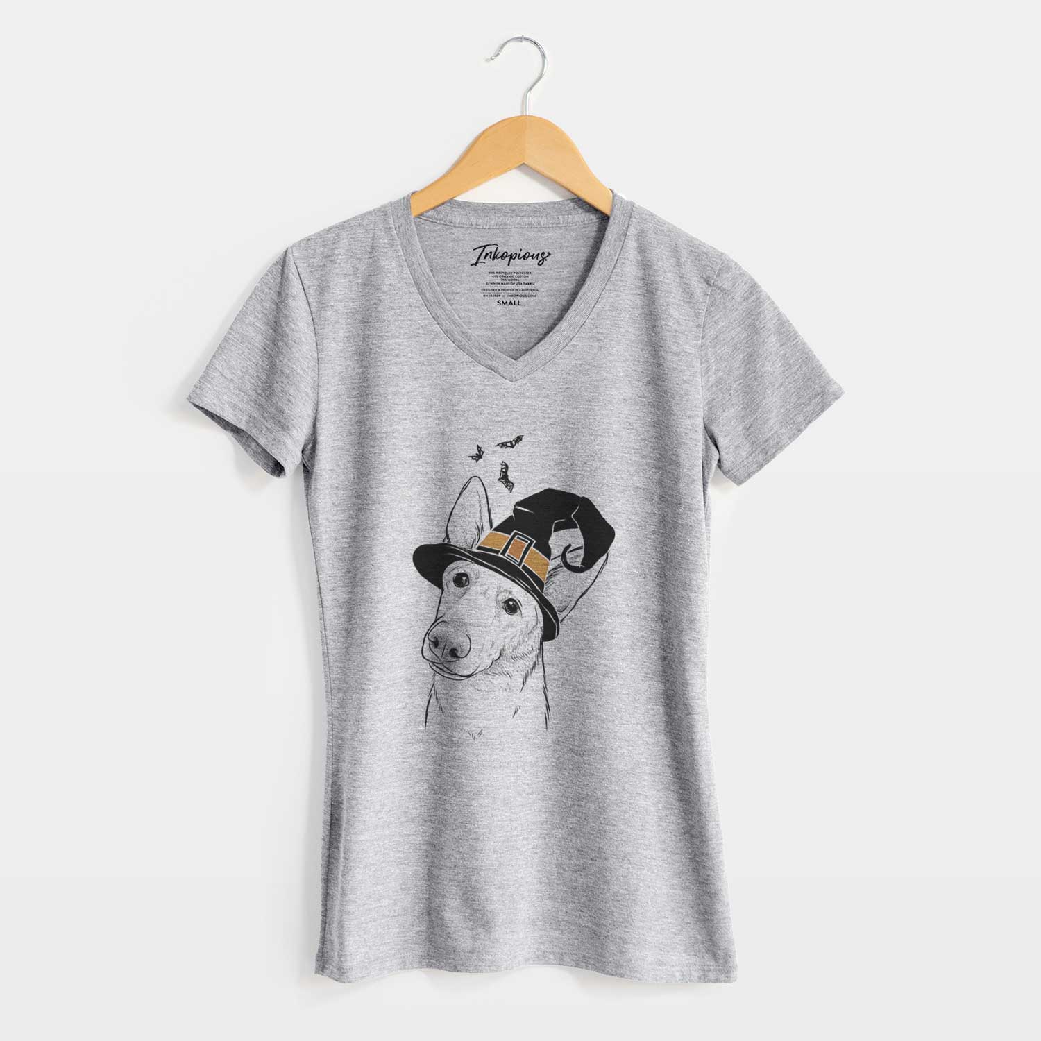 Witch Elsa the German Shepherd - Women's V-neck Shirt