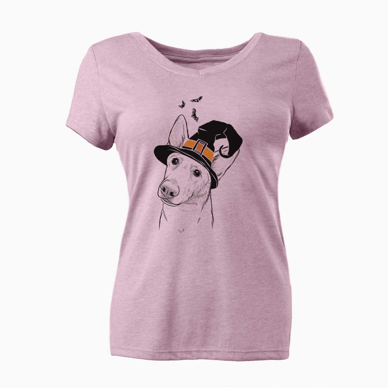 Witch Elsa the German Shepherd - Women's V-neck Shirt