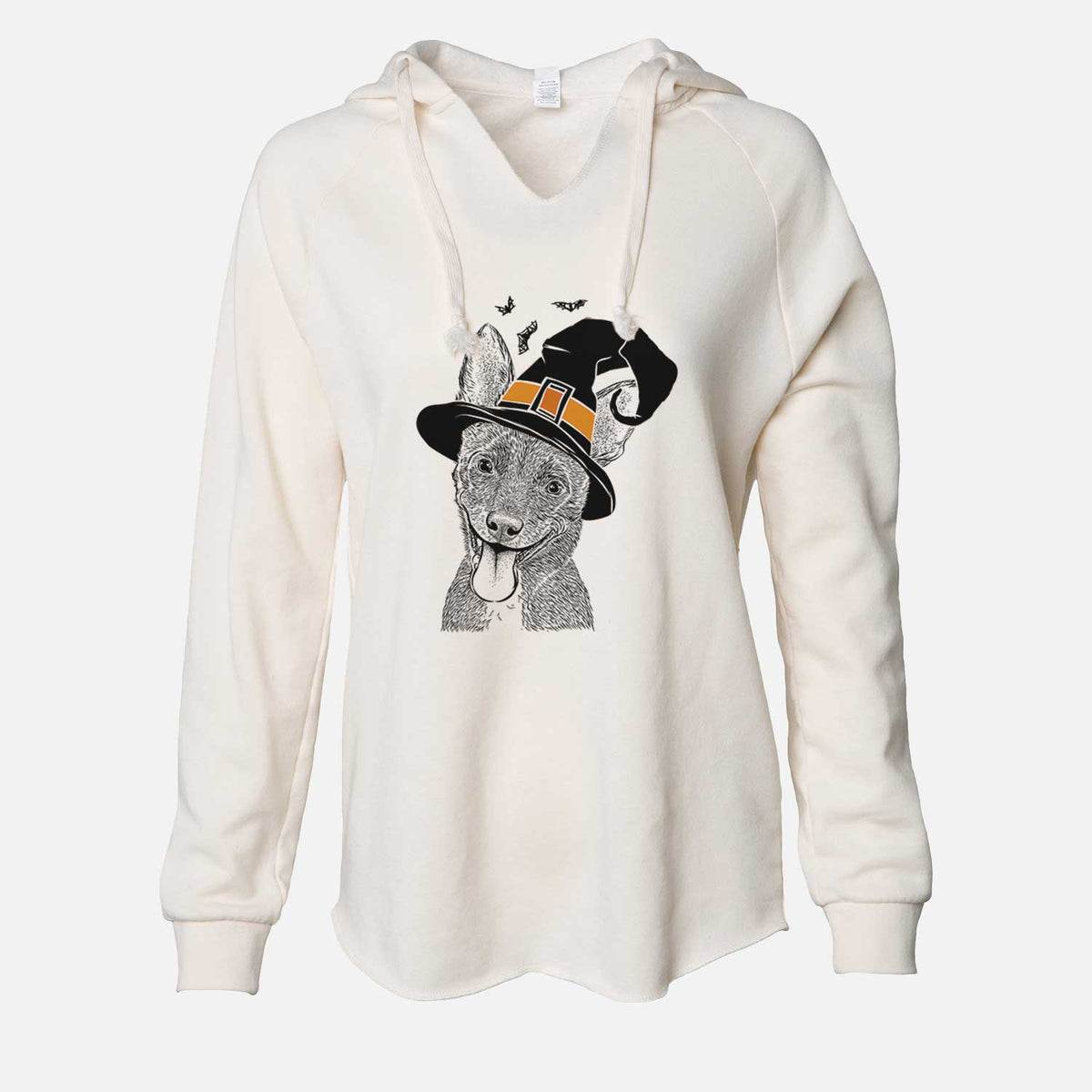 Witch Elvira the Terrier Mix - Cali Wave Hooded Sweatshirt