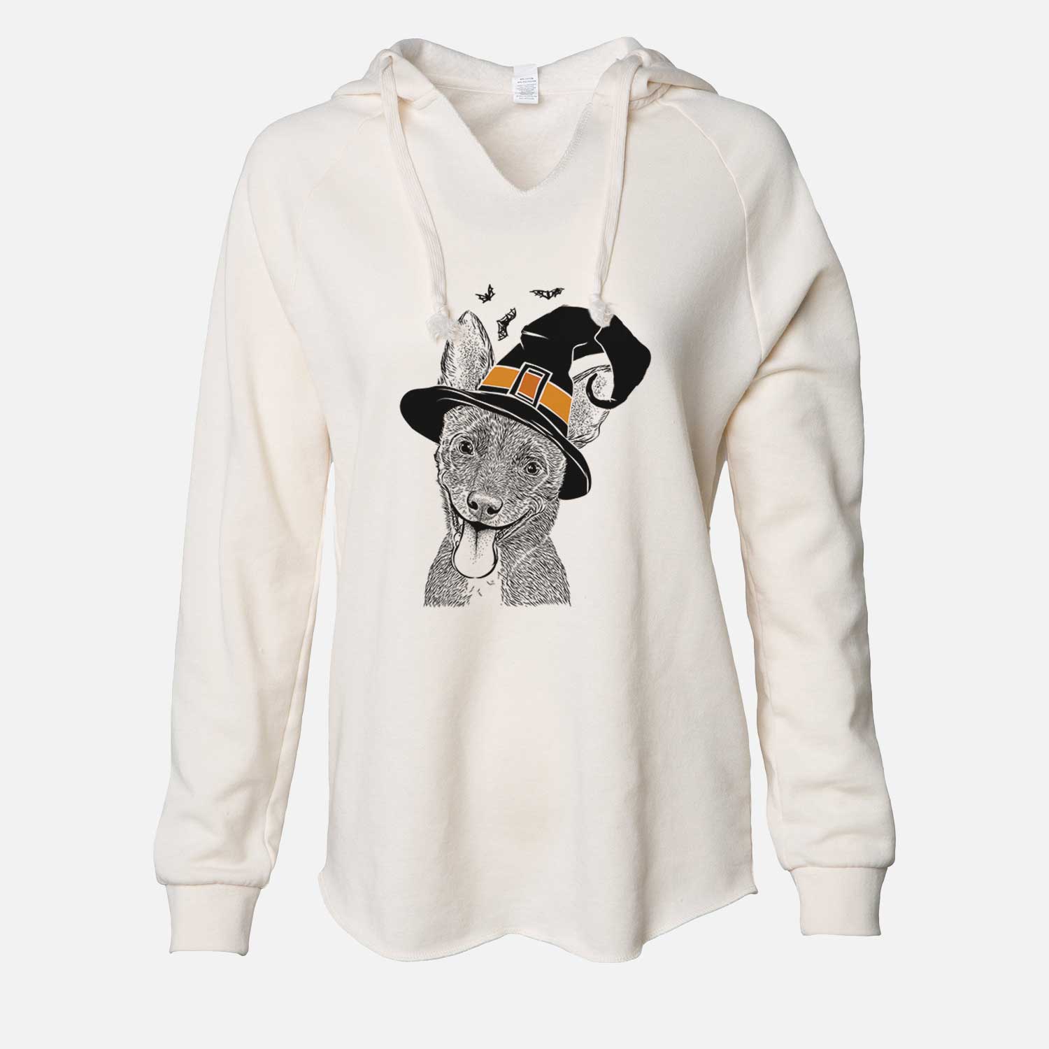 Witch Elvira the Terrier Mix - Cali Wave Hooded Sweatshirt