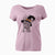 Witch Elvira the Terrier Mix - Women's V-neck Shirt