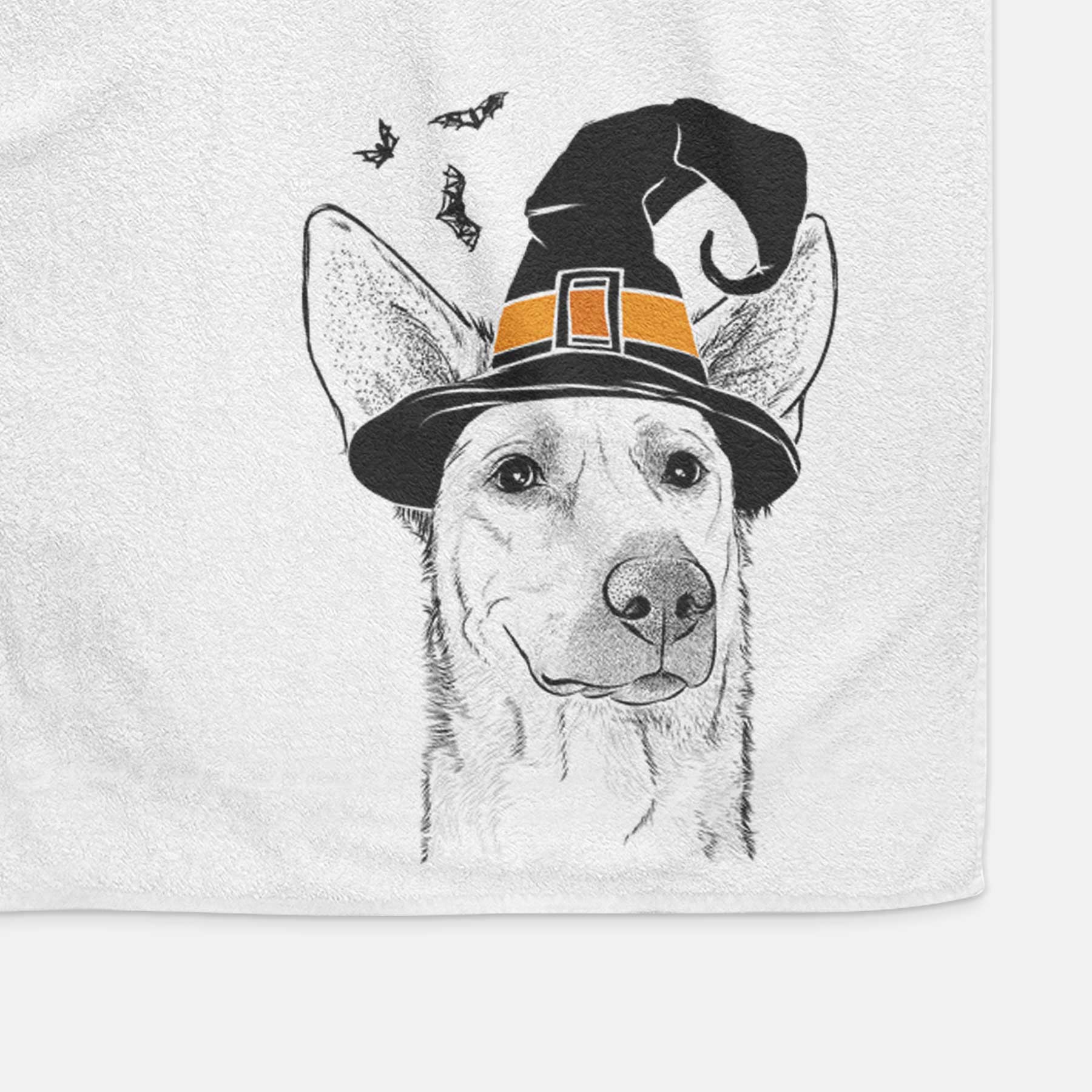 Ember the Shepherd Mix Decorative Hand Towel