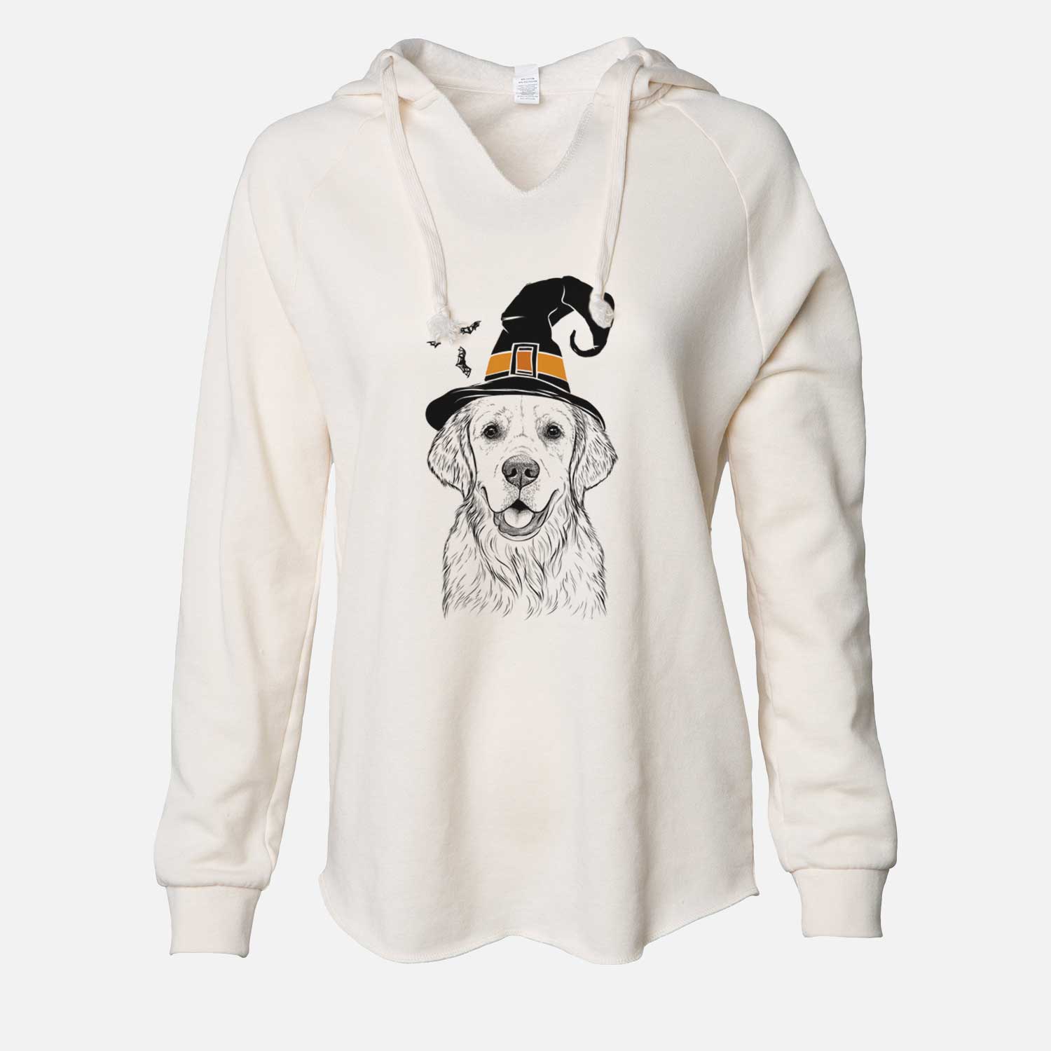 Witch Emma the Golden Retriever - Cali Wave Hooded Sweatshirt
