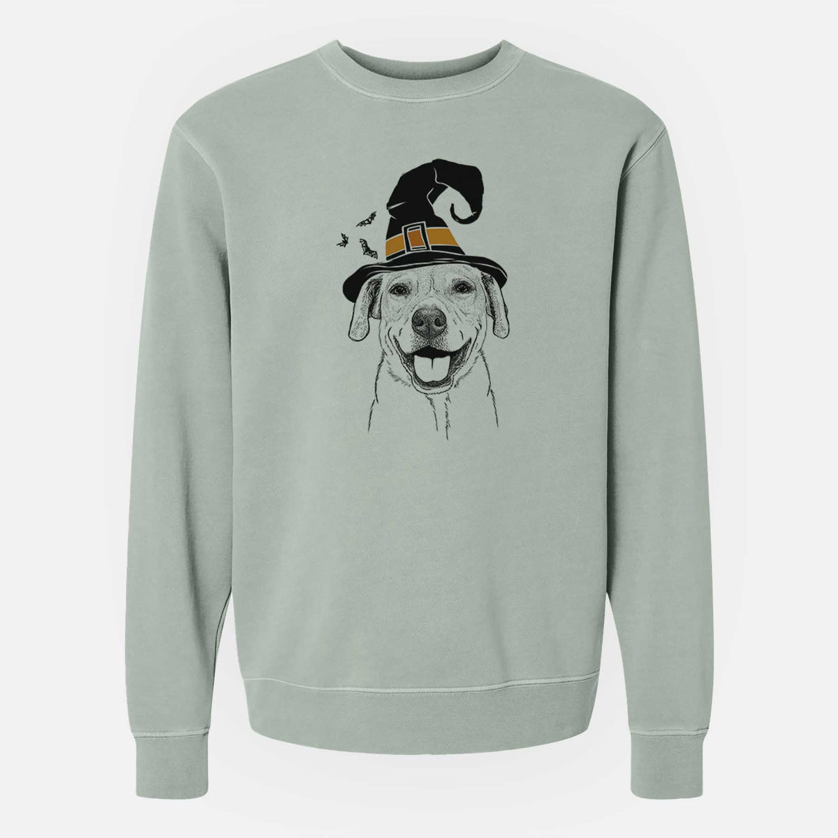 Witch Ernie the Mixed Breed - Unisex Pigment Dyed Crew Sweatshirt