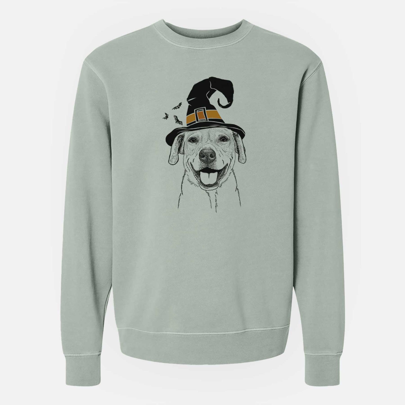 Witch Ernie the Mixed Breed - Unisex Pigment Dyed Crew Sweatshirt