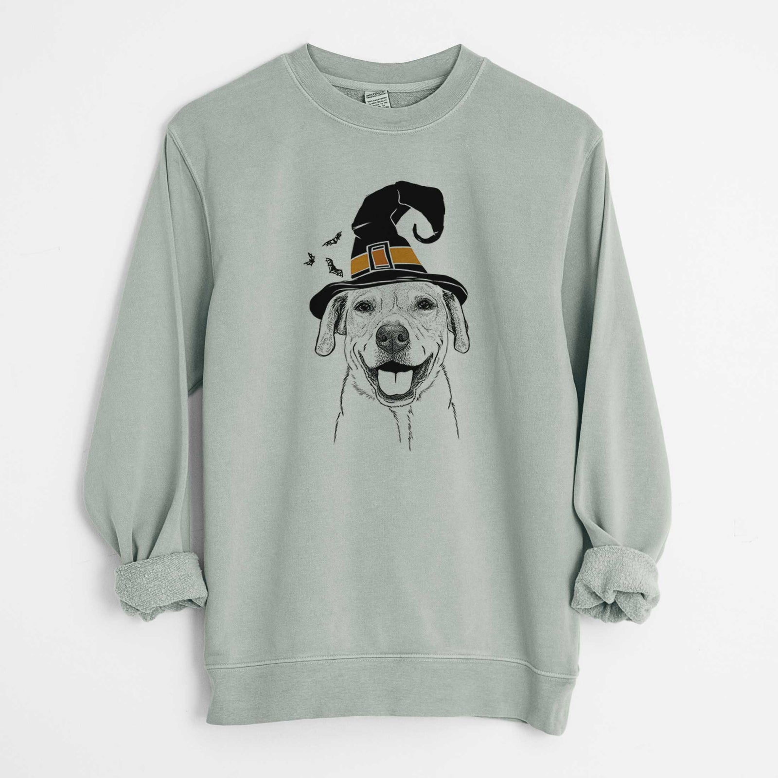 Witch Ernie the Mixed Breed - Unisex Pigment Dyed Crew Sweatshirt