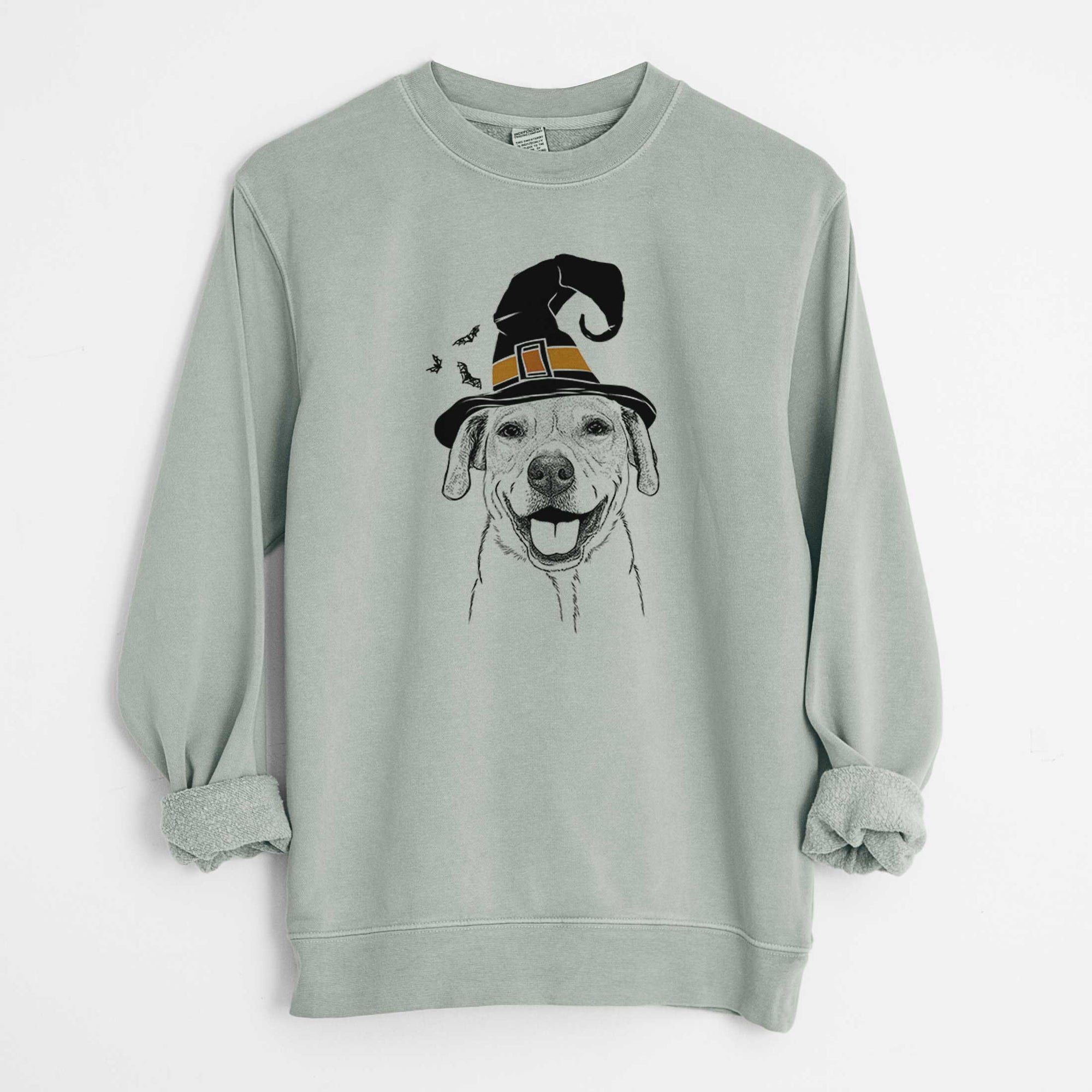 Witch Ernie the Mixed Breed - Unisex Pigment Dyed Crew Sweatshirt
