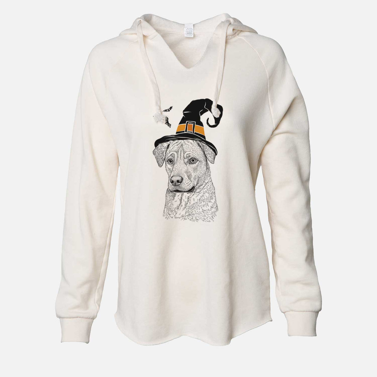 Witch Feta the Mixed Breed - Cali Wave Hooded Sweatshirt