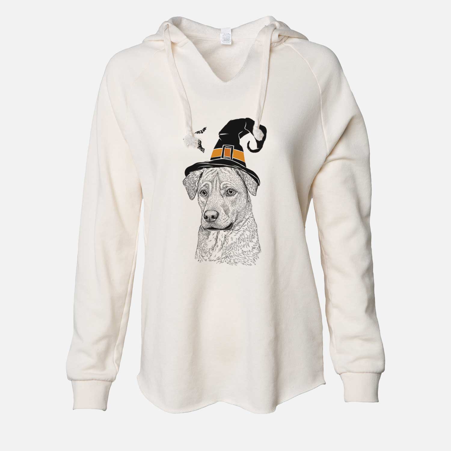 Witch Feta the Mixed Breed - Cali Wave Hooded Sweatshirt