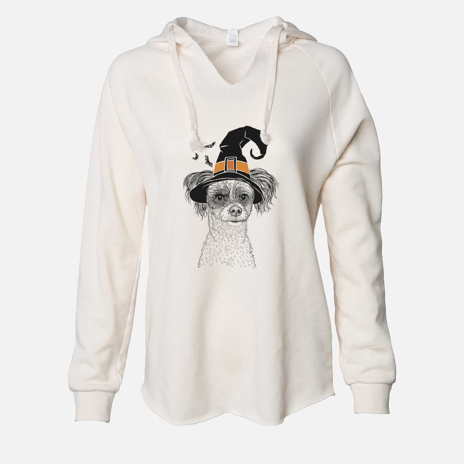 Witch Finley Beth the Papillon Mix - Cali Wave Hooded Sweatshirt