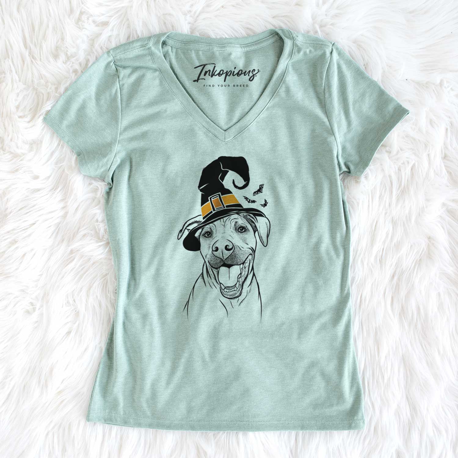 Witch Finn the Hound Mix - Women's V-neck Shirt