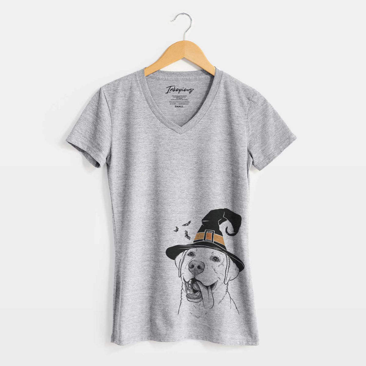 Witch Finn the Labrador Retriever - Women's V-neck Shirt