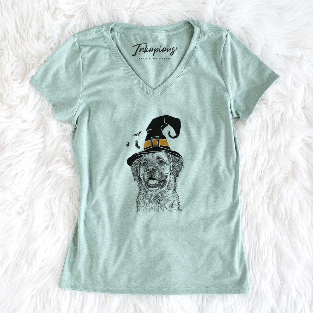 Witch Finn the Mixed Breed - Women's V-neck Shirt