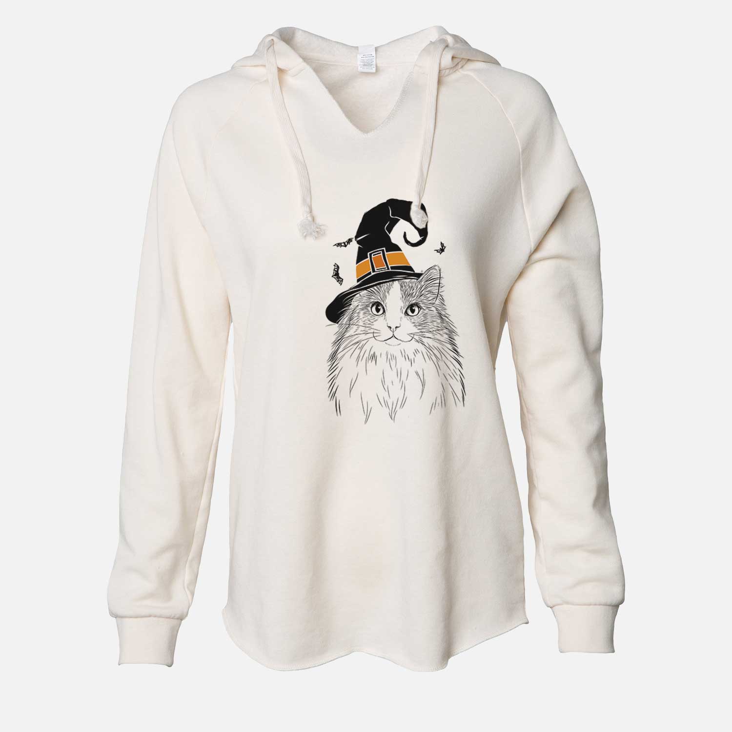 Witch Fiona the Ragdoll Cat - Cali Wave Hooded Sweatshirt