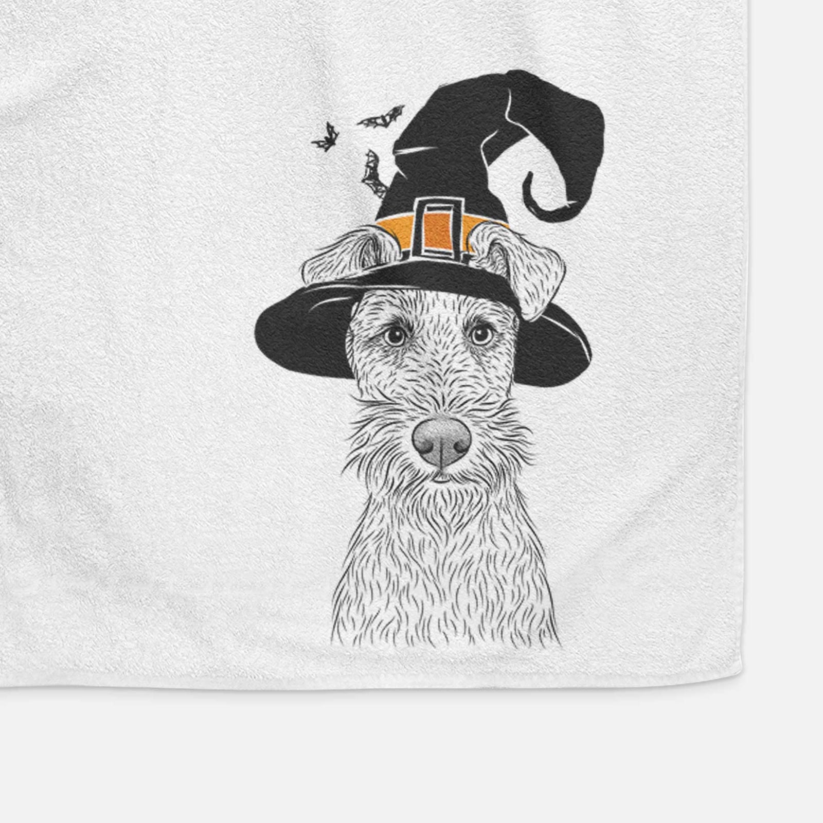 Fitz the Wire Fox Terrier Decorative Hand Towel