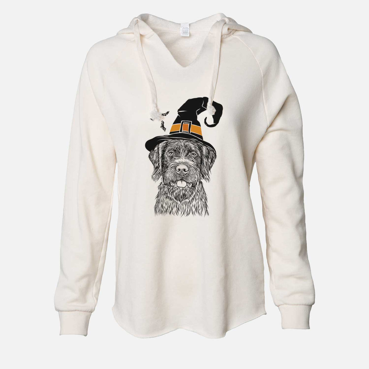 Witch Fletcher the Wirehaired Pointing Griffon - Cali Wave Hooded Sweatshirt