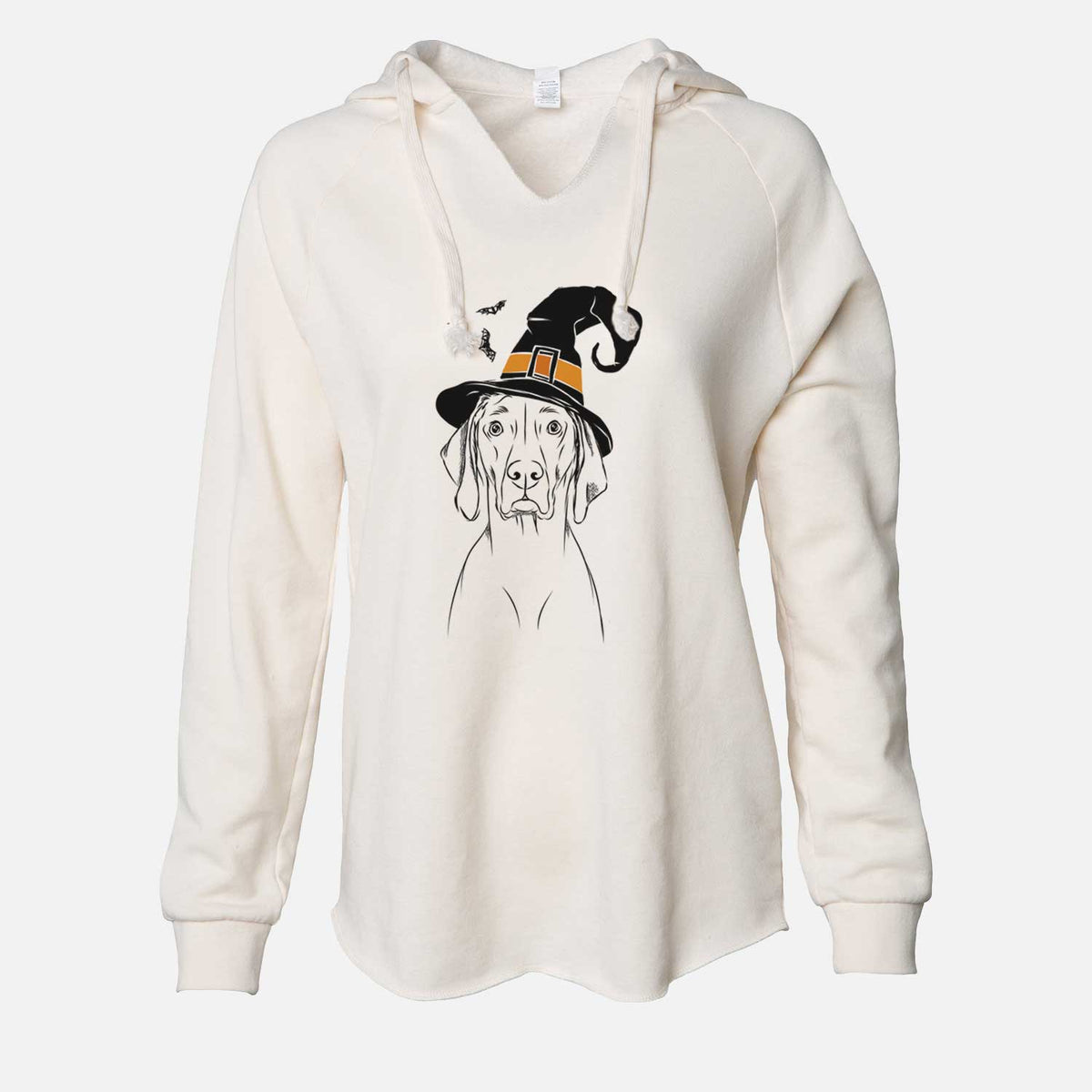 Witch Flint the Weimaraner - Cali Wave Hooded Sweatshirt