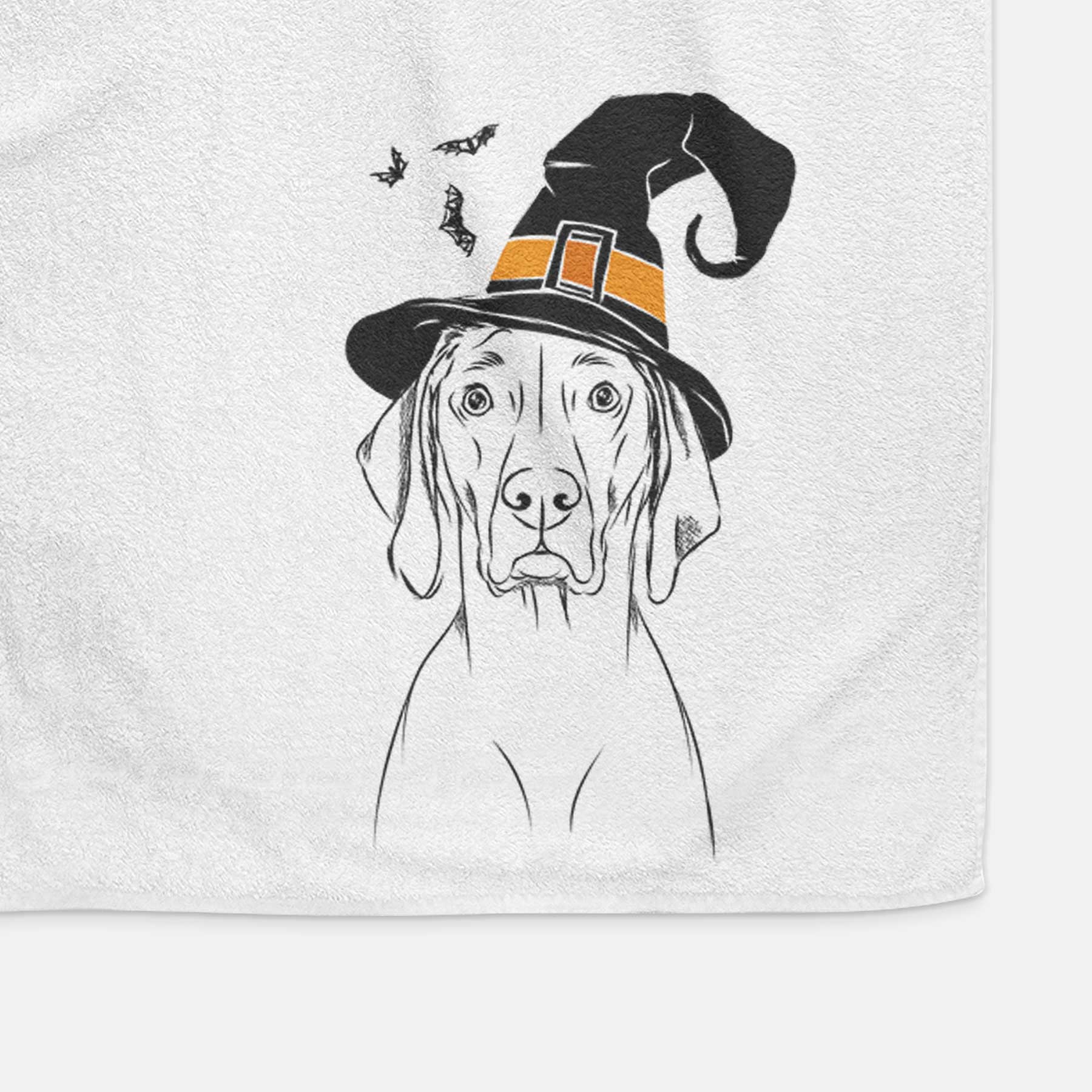 Flint the Weimaraner Decorative Hand Towel