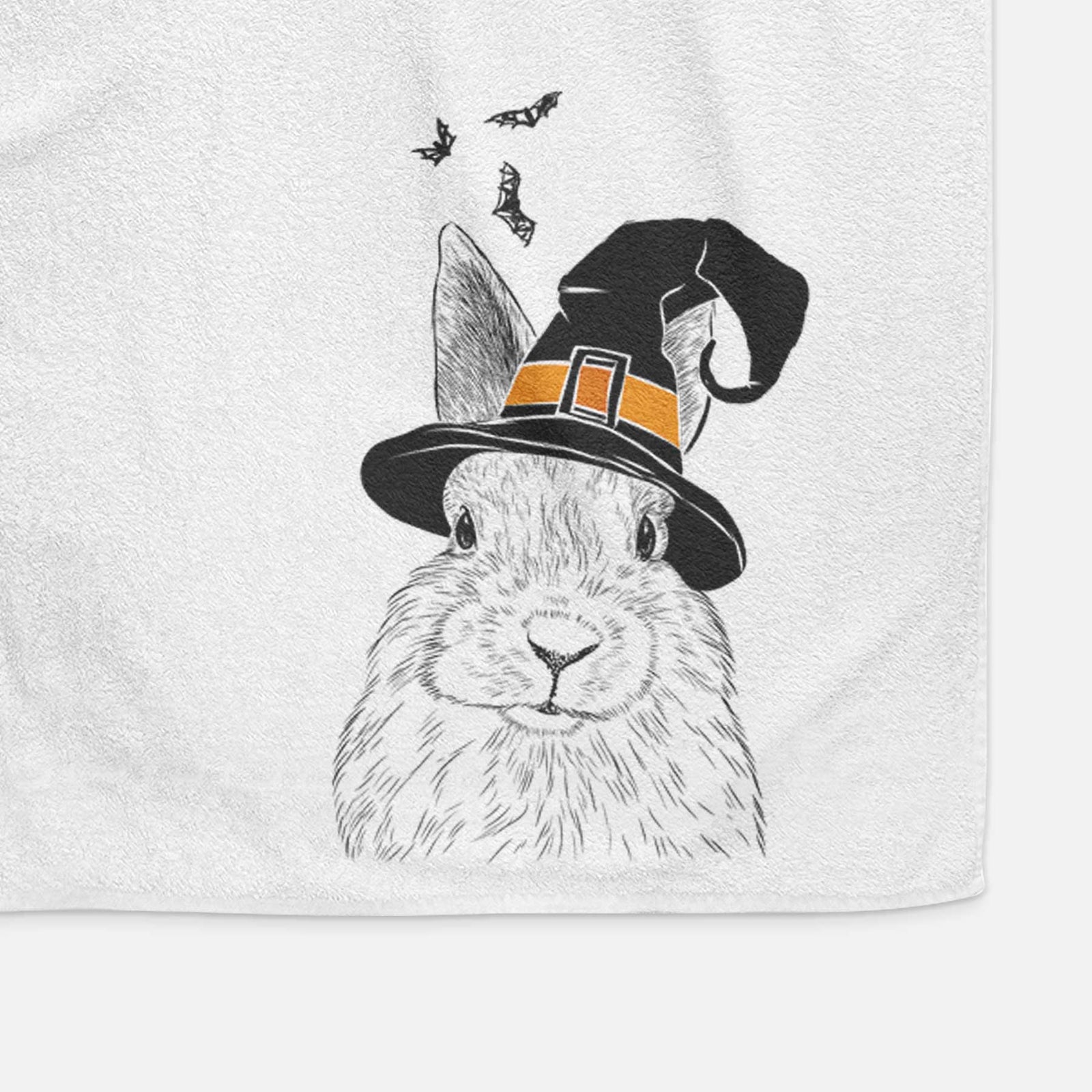 Flower the Rex Rabbit Decorative Hand Towel