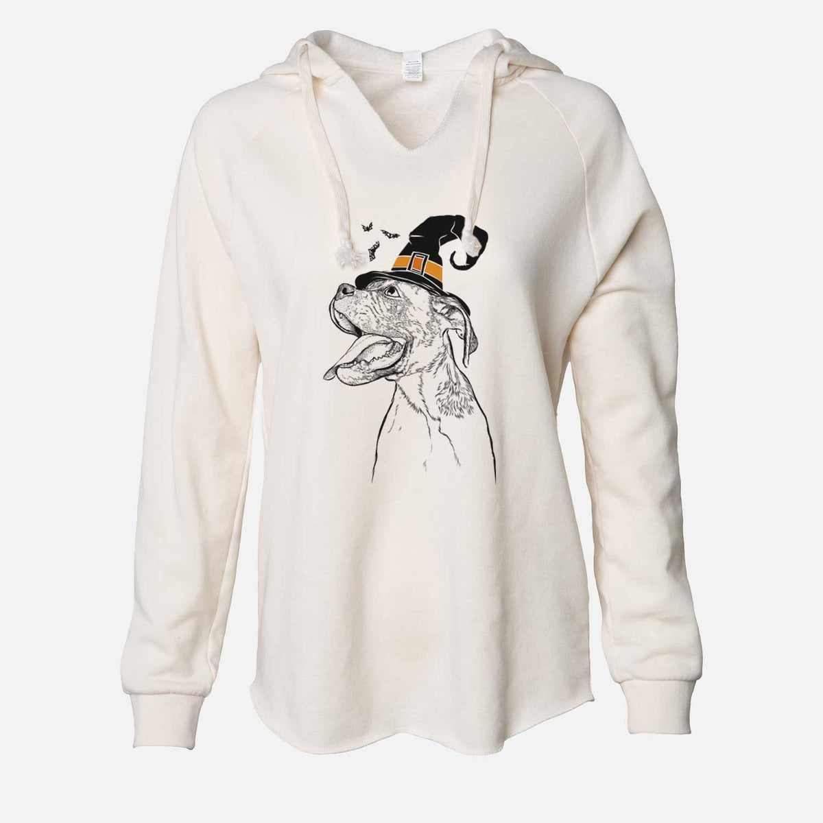 Witch Floyd the Boxer - Cali Wave Hooded Sweatshirt